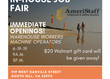 In House Job Fair at AmeriStaff in South Hill, VA