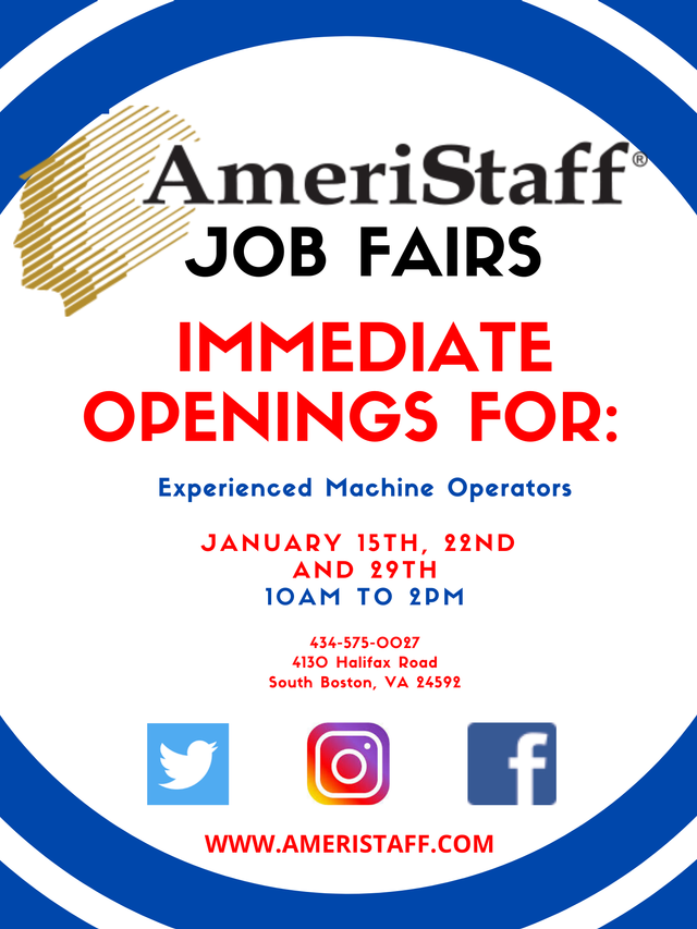 South Boston Job Fair Ameristaff