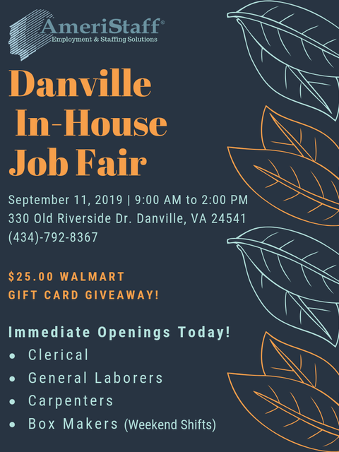 In-House Job Fair in Danville, VA