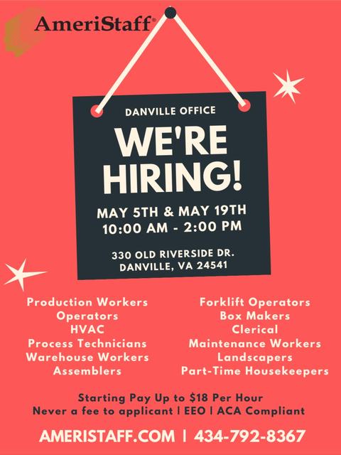 Danville Hiring Event