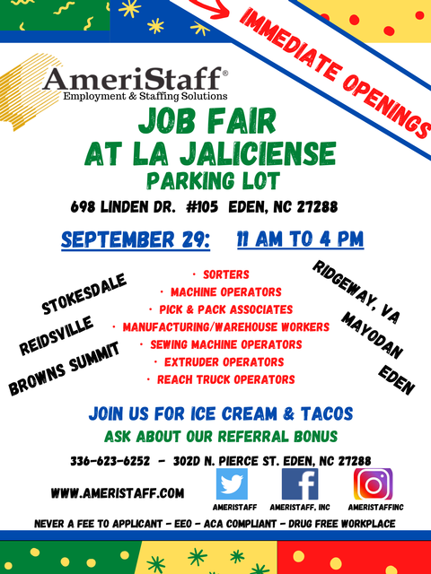 Job Fair at La Jaliciense 