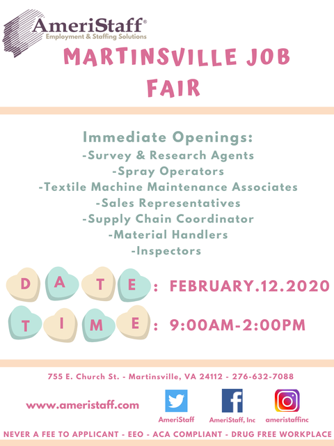 Job Fair in Martinsville, VA