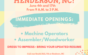 Job Fair at NCWorks Henderson, NC 