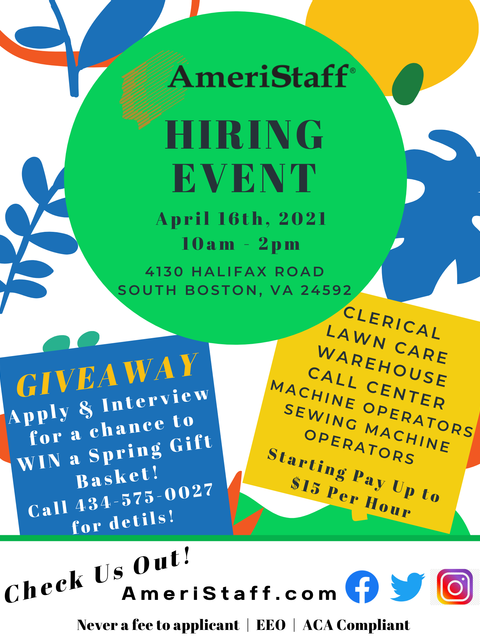 South Boston Hiring Event 