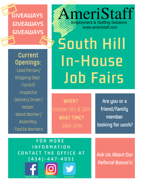 South Hill Job Fair 