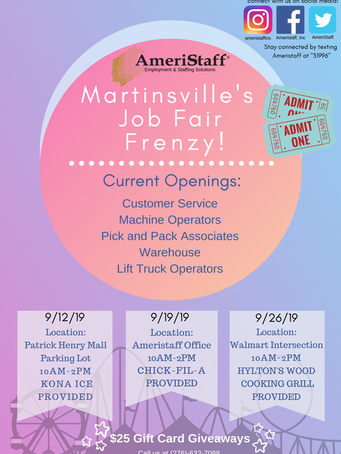 Martinsville Job Fair Frenzy