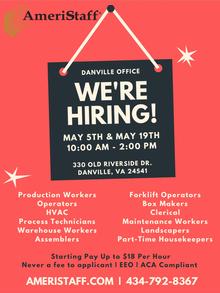 Danville Hiring Event