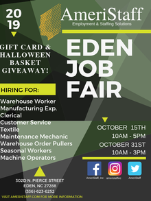 Eden, NC Job Fair