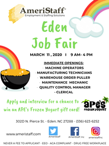 Job Fair in Eden, NC