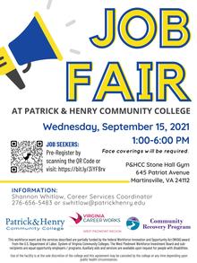 Job Fair at Patrick & Henry Community College