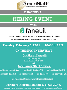 Hiring Event with Faneuil!
