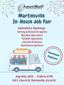 In-House Job Fair in Martinsville, VA