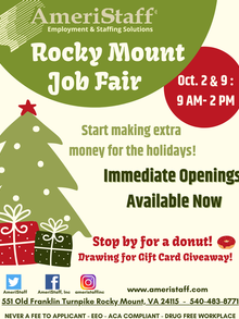 Job Fair in Rocky Mount, VA 