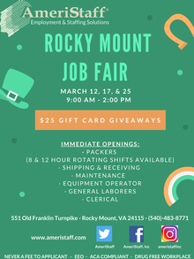 Job Fair in Rocky Mount, VA 