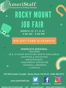 Job Fair in Rocky Mount, VA