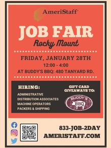 AmeriStaff Hiring Event in Rocky Mount, VA