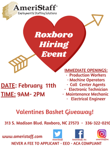 Roxboro Hiring Event