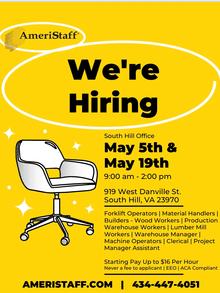 South Hill Hiring Event