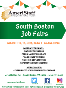 Job Fair in South Boston, VA