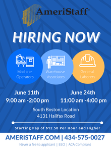 South Boston Hiring Event